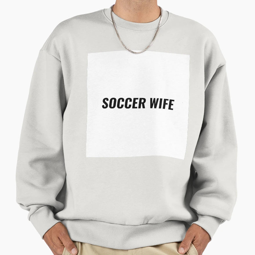 Soccer Wife World Cup Gift Football T-Shirt - Minimalist Print Unisex - T-Shirt, Sweatshirt, Hoodie