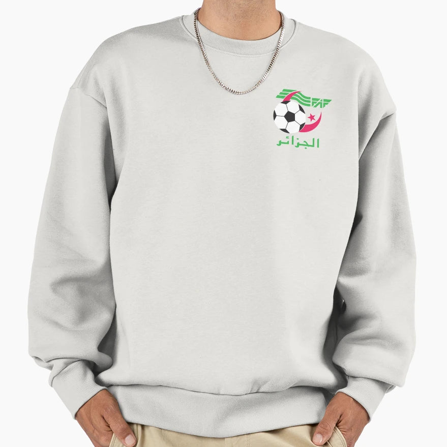 Algerian Football Federation Sweatshirt - Graphic Print Men Women - T-Shirt, Sweatshirt, Hoodie