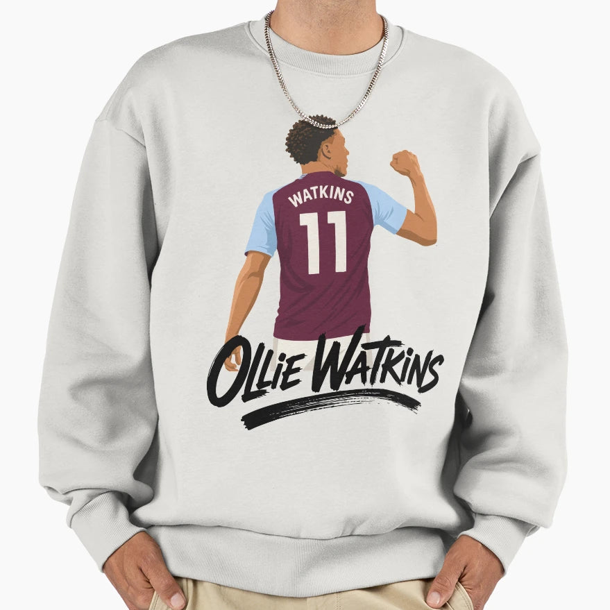 Ollie Watkins Sweatshirt - Trendy Graphic Unisex - T-Shirt, Sweatshirt, Hoodie