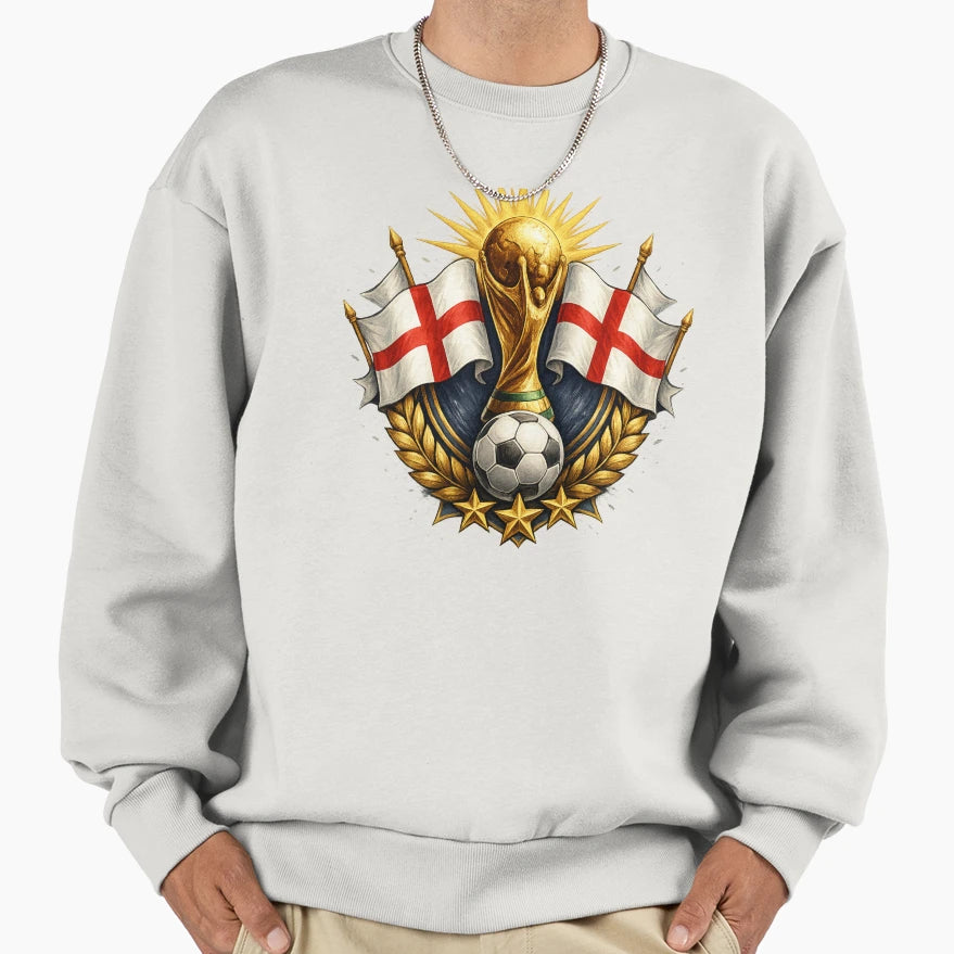 England World Cup Sweatshirt - Unique Graphic Unisex - T-Shirt, Sweatshirt, Hoodie