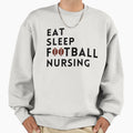 Eat Sleep Football Great Gift Sweatshirt - Unique Graphic Men Women - T-Shirt, Sweatshirt, Hoodie