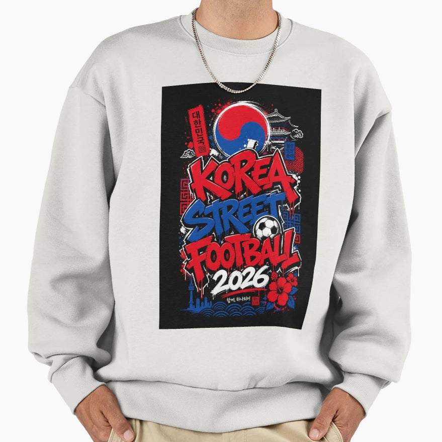 Korea Urban Energy And Football Sweatshirt - Unique Graphic for Adults - T-Shirt, Sweatshirt, Hoodie