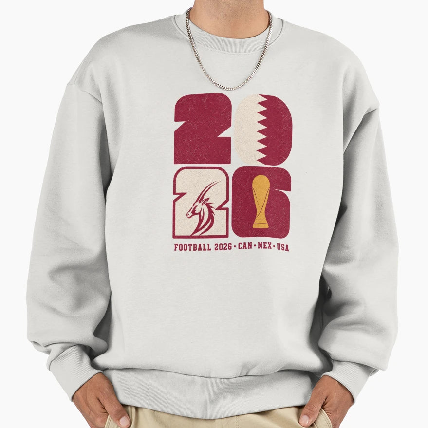 Qatar Fifa World Cup Logo Collection T-Shirt - Minimalist Print Men Women - T-Shirt, Sweatshirt, Hoodie