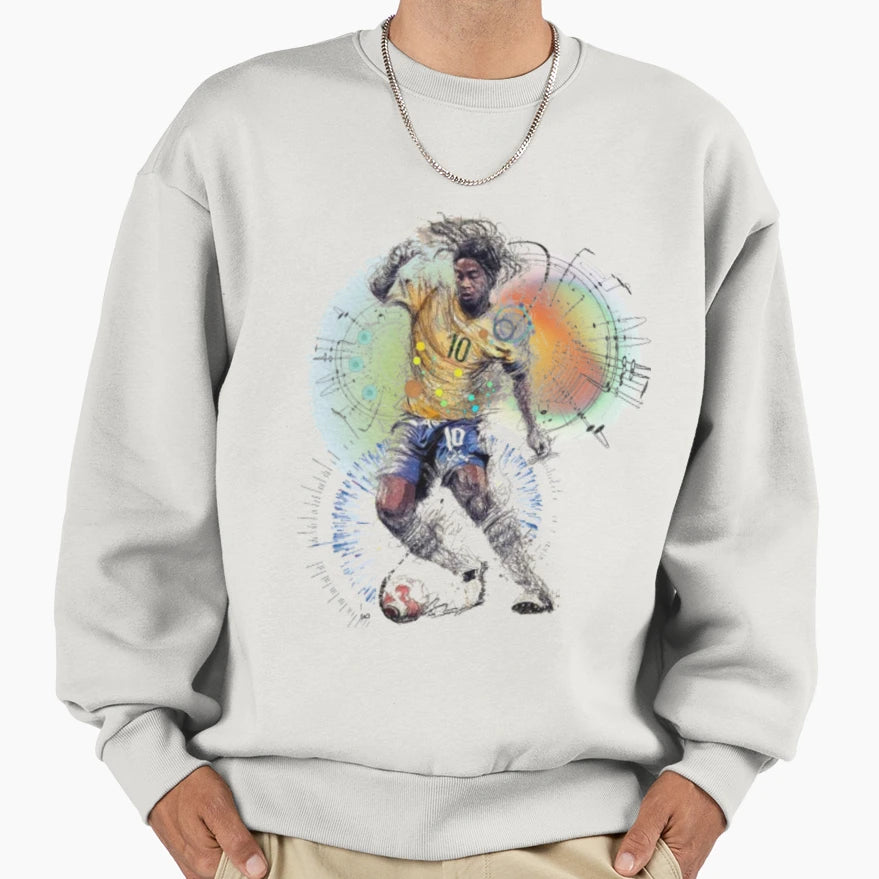 Football Playmaker Ronaldin Sweatshirt - Minimalist Print Men Women - T-Shirt, Sweatshirt, Hoodie