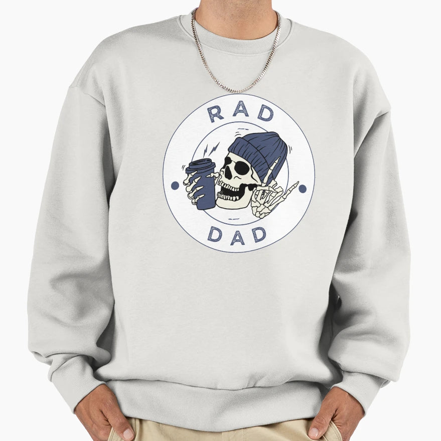 Rad Dad Sweatshirt - Aesthetic Graphic Unisex - T-Shirt, Sweatshirt, Hoodie