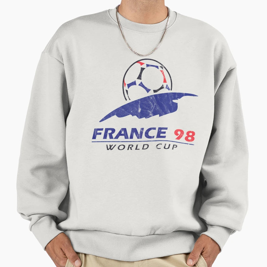 France 98 Wc Sweatshirt - Aesthetic Graphic for Adults - T-Shirt, Sweatshirt, Hoodie