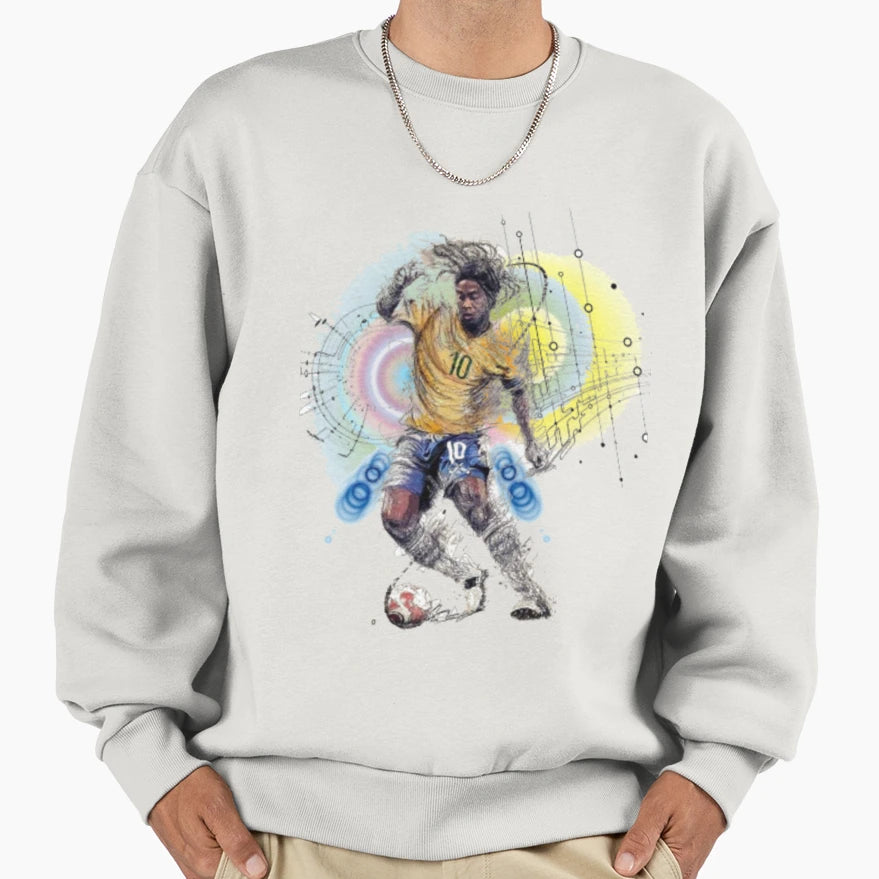Football Playmaker Ronaldin Sweatshirt - Custom Art Print Unisex - T-Shirt, Sweatshirt, Hoodie