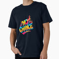 Vibrant "No Chance" Graffiti Fire Text Art by - Adult & Kids T-Shirts, Sweatshirts & Hoodies apparel design preview 1