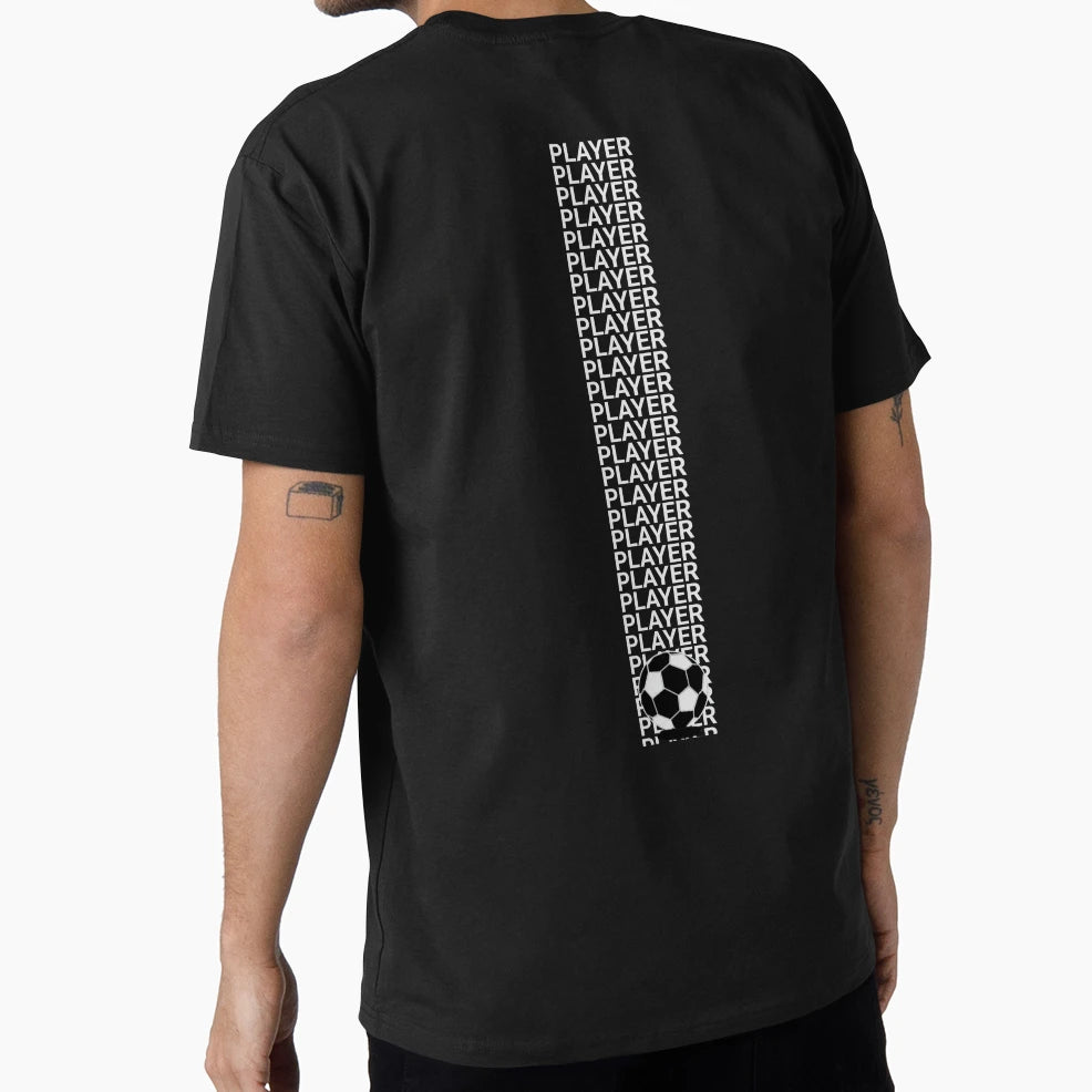 Soccer Football Player Text 3 0 T-Shirt - Custom Art Print Men Women - T-Shirt, Sweatshirt, Hoodie