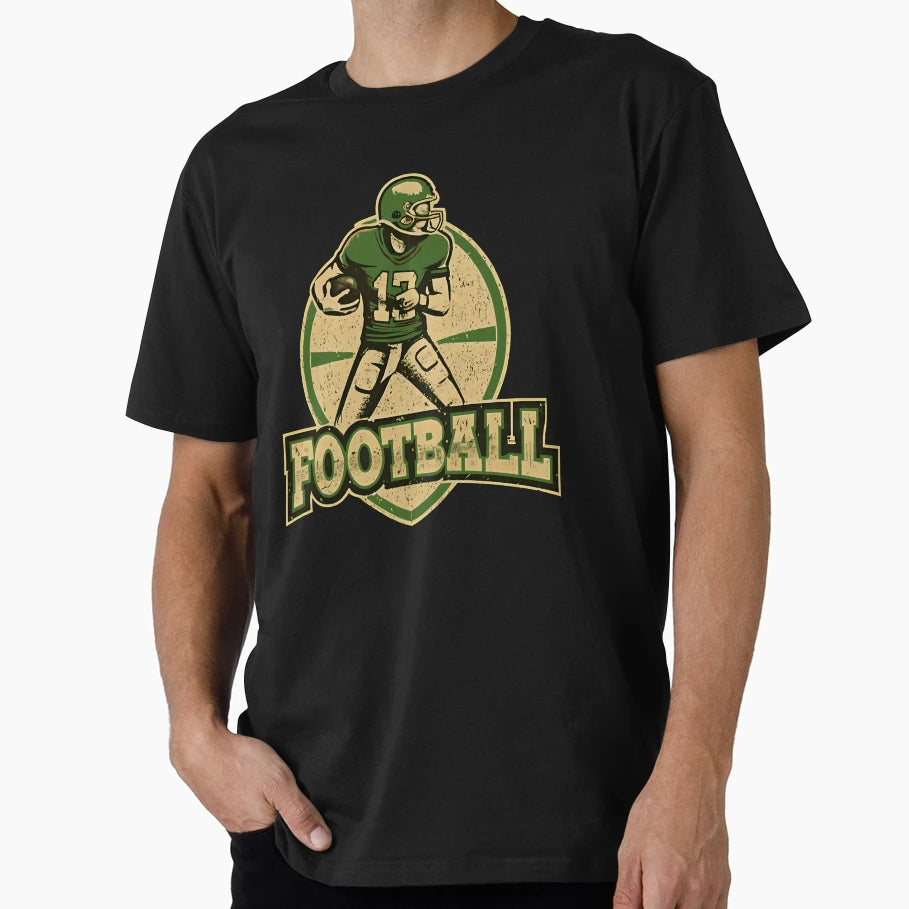 Football Sports Logo T-Shirt - Graphic Print Men Women - T-Shirt, Sweatshirt, Hoodie