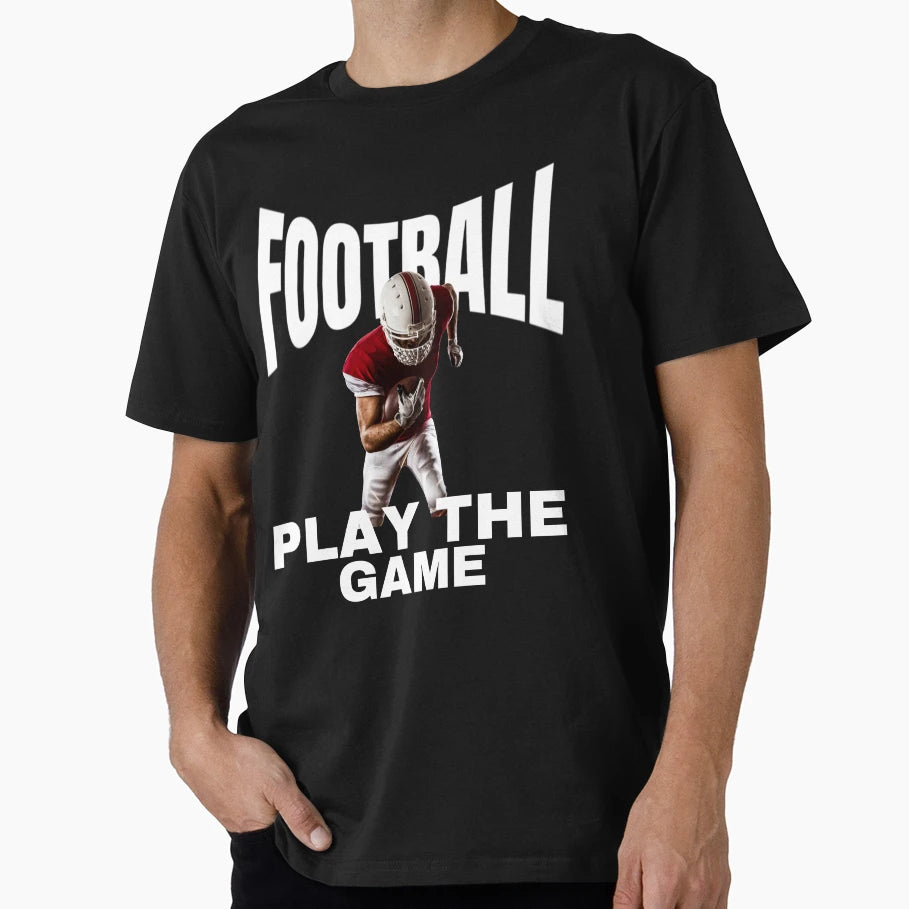 Football Football Meme Play Game T-Shirt - Custom Art Print Unisex - T-Shirt, Sweatshirt, Hoodie