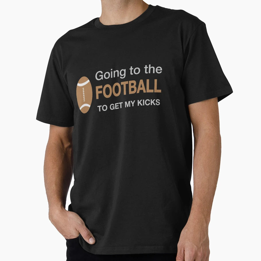 Football Kicks Funny Meme T-Shirt - Trendy Graphic for Adults - T-Shirt, Sweatshirt, Hoodie