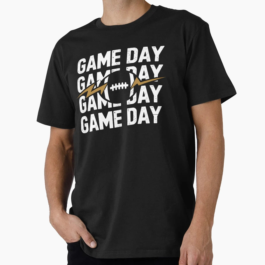 Game Day Football Bold And Sporty T-Shirt - Minimalist Print Unisex - T-Shirt, Sweatshirt, Hoodie