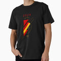 Spain Football Ultra Modern Color T-Shirt - Novelty Apparel Men Women - T-Shirt, Sweatshirt, Hoodie