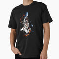 Astronaut Trowin Moon T-Shirt - Aesthetic Graphic Men Women - T-Shirt, Sweatshirt, Hoodie