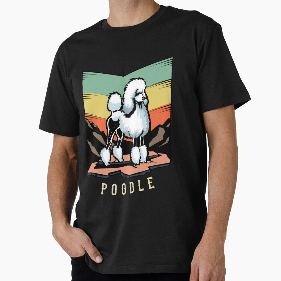 Poodle Retro design for Dog Lovers by WearthisTee009 - Adult & Kids T-Shirts, Sweatshirts & Hoodies apparel design preview 1