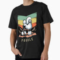 Poodle Retro design for Dog Lovers by WearthisTee009 - Adult & Kids T-Shirts, Sweatshirts & Hoodies apparel design preview 1