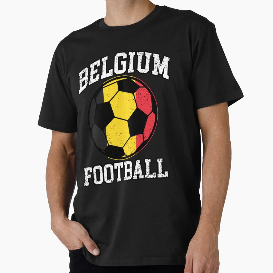 Soccer Ball Belgium Soccer Fans And T-Shirt - Streetwear Style Unisex - T-Shirt, Sweatshirt, Hoodie