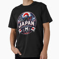 Japan Football Badge Logo Hardcore T-Shirt - Unique Graphic for Adults - T-Shirt, Sweatshirt, Hoodie