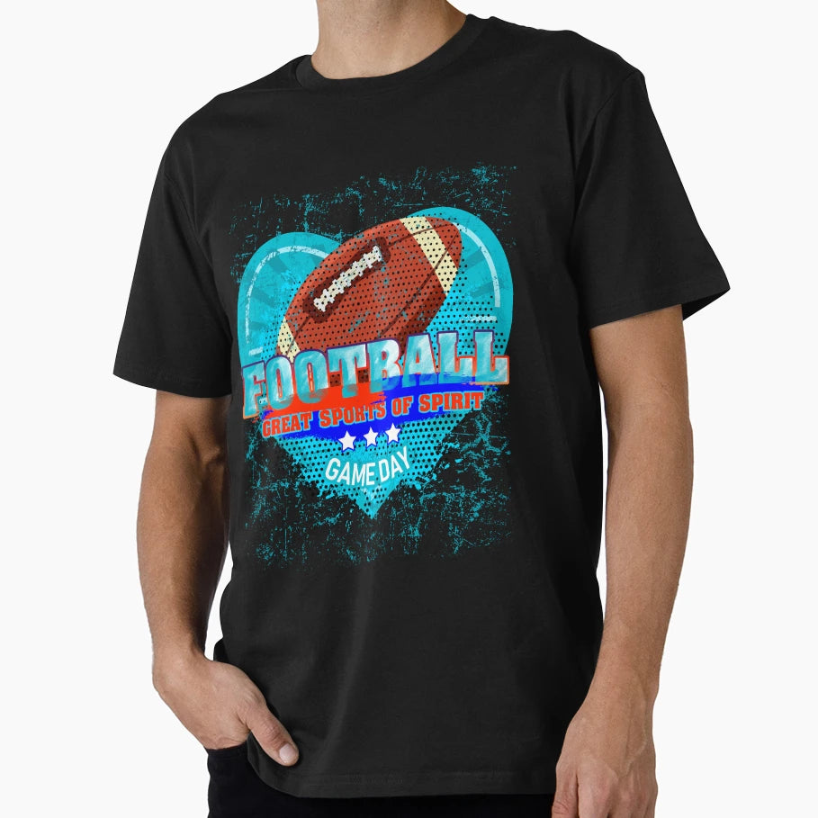 American Football T-Shirt - Aesthetic Graphic for Adults - T-Shirt, Sweatshirt, Hoodie
