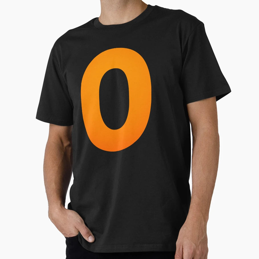 Letter O Nice Orange Letter O T-Shirt - Trendy Graphic Unisex - T-Shirt, Sweatshirt, Hoodie
