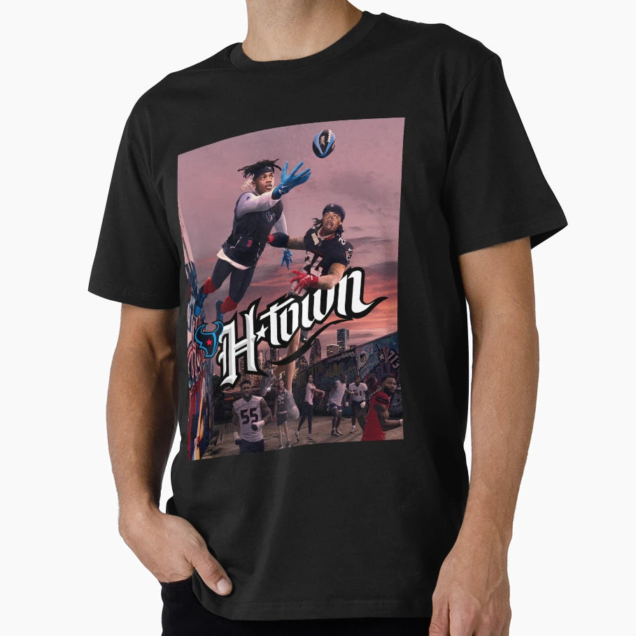 H Town Nfl Street T-Shirt - Custom Art Print for Adults - T-Shirt, Sweatshirt, Hoodie