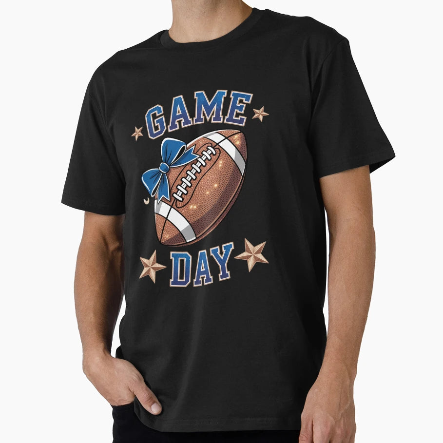Game Day Football Season Football Mama T-Shirt - Novelty Apparel Unisex - T-Shirt, Sweatshirt, Hoodie