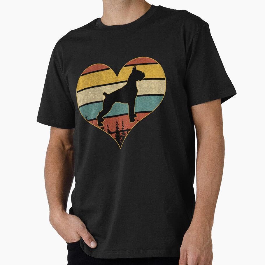 Retro vintage boxer heart by gastonfongemie - Adult & Kids T-Shirts, Sweatshirts & Hoodies apparel design preview 1