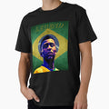 Pele Football Legend T-Shirt - Casual Everyday Wear for Adults - T-Shirt, Sweatshirt, Hoodie