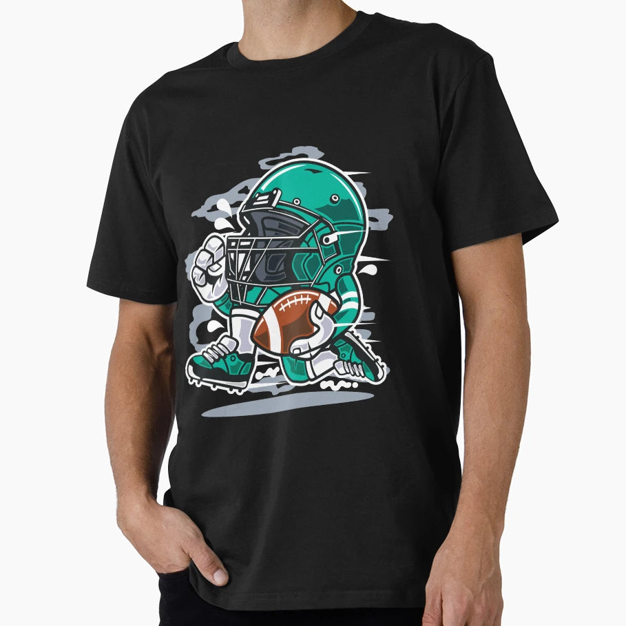 Football Player T-Shirt - Fun Novelty Design for Adults - T-Shirt, Sweatshirt, Hoodie