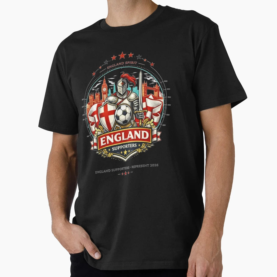 England Football Fans 2026 Represent T-Shirt - Custom Art Print for Adults - T-Shirt, Sweatshirt, Hoodie