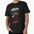 American Football State Ohio T-Shirt - Unique Graphic for Adults - T-Shirt, Sweatshirt, Hoodie