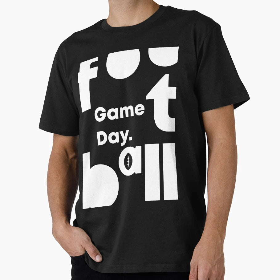 Game Day American Football Vibe T-Shirt - Graphic Print for Adults - T-Shirt, Sweatshirt, Hoodie