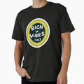 Rich in Vibes only Motivational Sticker by - Adult & Kids T-Shirts, Sweatshirts & Hoodies apparel design preview 1