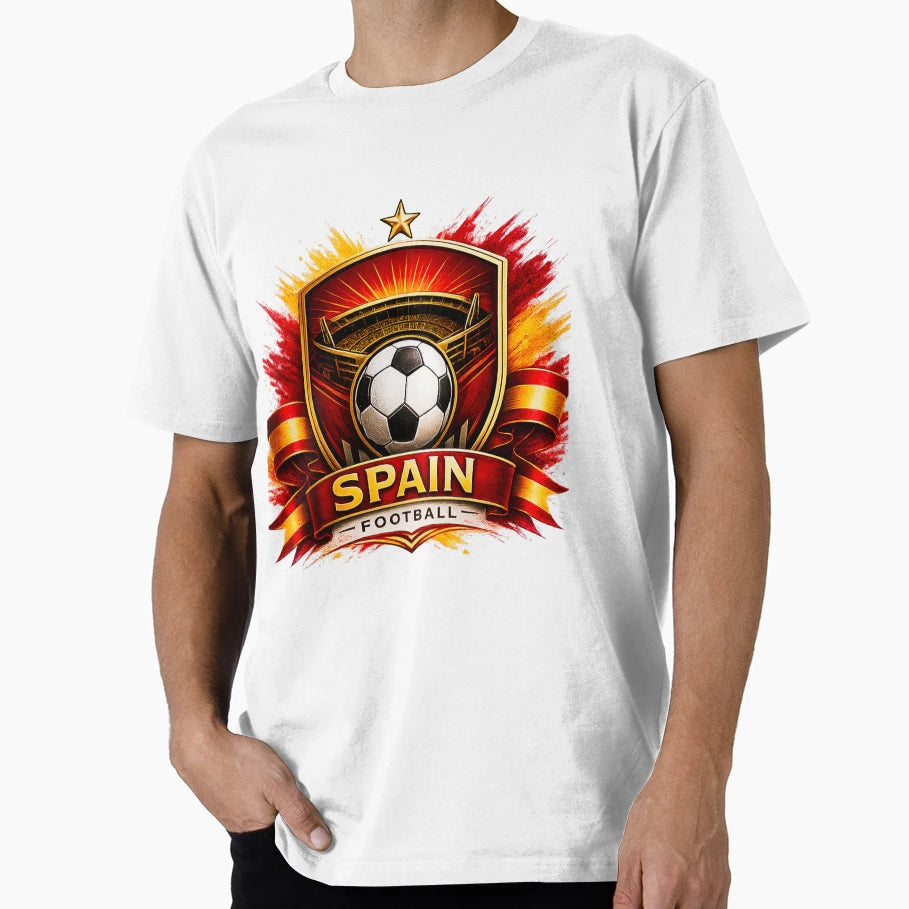 Spain Football Ultra Modern Minimal T-Shirt - Novelty Apparel Men Women - T-Shirt, Sweatshirt, Hoodie