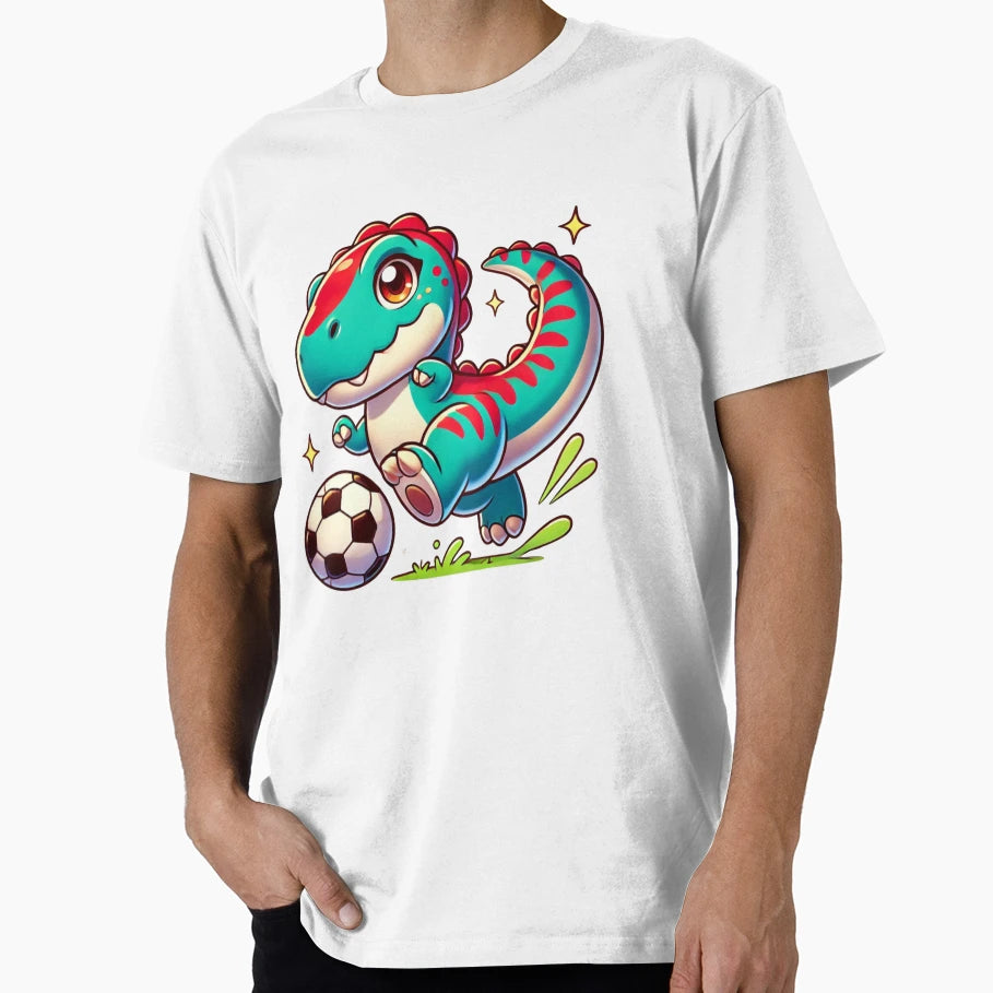 Anime Tyrannosaurus Rex Playing T-Shirt - Fun Novelty Design for Adults - T-Shirt, Sweatshirt, Hoodie