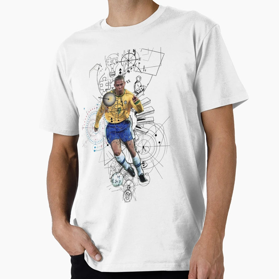 Ronaldo Football Playmaker T-Shirt - Custom Art Print Unisex - T-Shirt, Sweatshirt, Hoodie