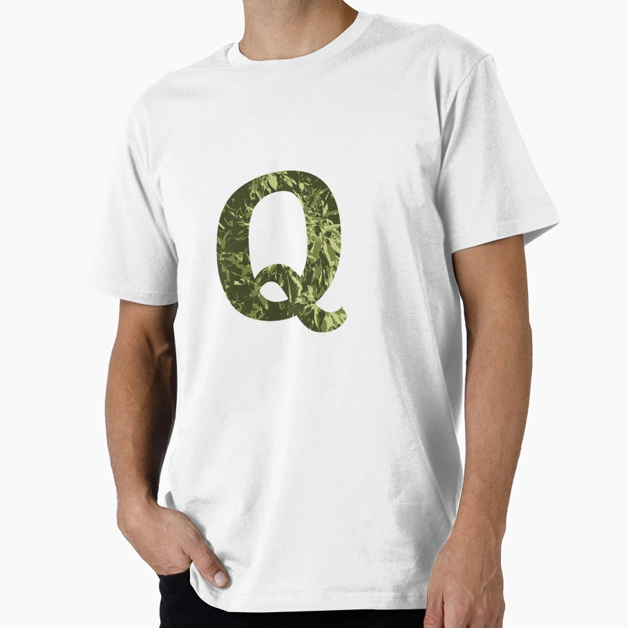Alphabet Letter Q Monogram T-Shirt - Trendy Graphic Men Women - T-Shirt, Sweatshirt, Hoodie