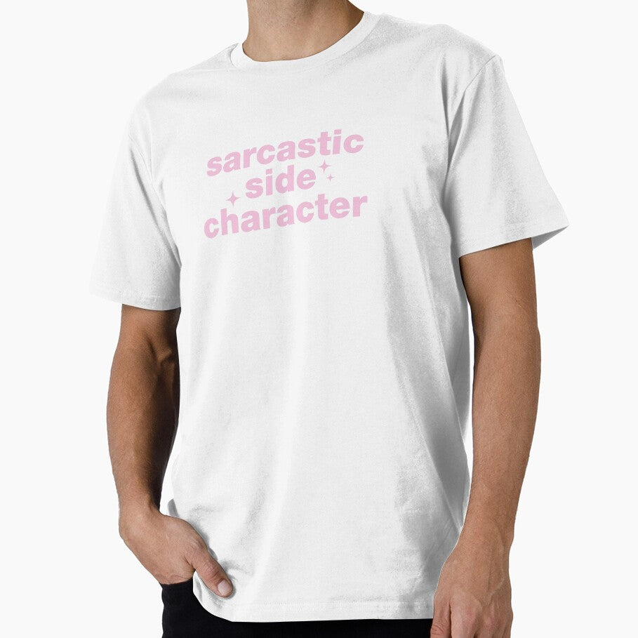 Sarcastic Side Character pink by strangeunicorn - Adult & Kids T-Shirts, Sweatshirts & Hoodies apparel design preview 1