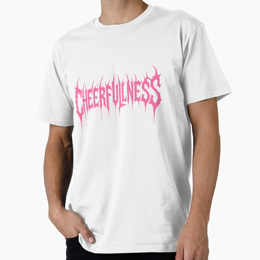 Cheerfulness Pink Gothic Lettering by Unique-moments - Adult & Kids T-Shirts, Sweatshirts & Hoodies apparel design preview 1