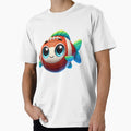 Adorable Football Fish T-Shirt - Minimalist Print Unisex - T-Shirt, Sweatshirt, Hoodie