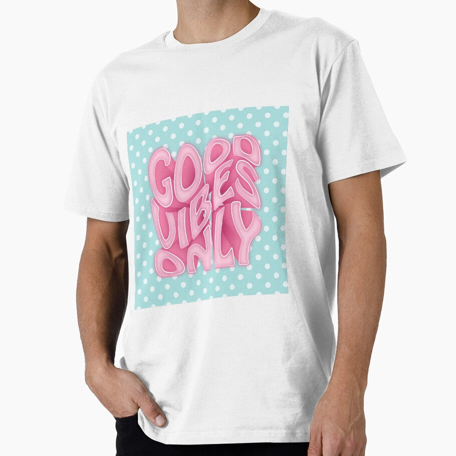 Good Vibes only Pink by MPillustration - Adult & Kids T-Shirts, Sweatshirts & Hoodies apparel design preview 1