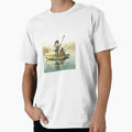 Toad Ferryman Poling a Lily-Pad Raft by - Adult & Kids T-Shirts, Sweatshirts & Hoodies apparel design preview 1