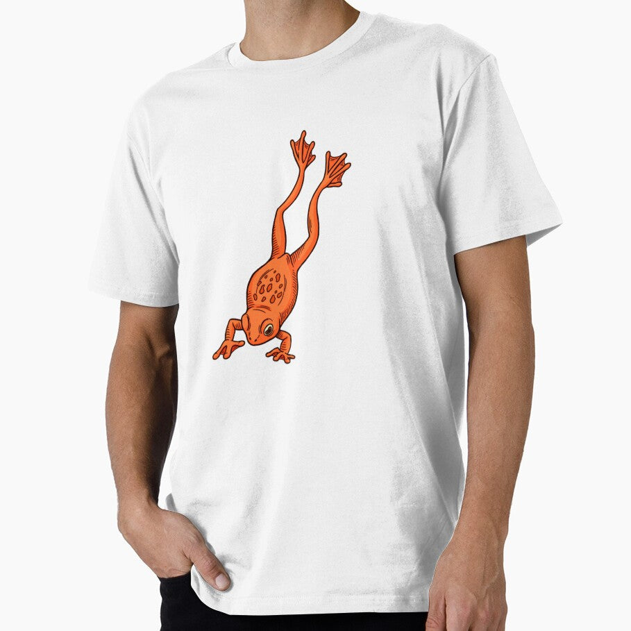 Orange frog by LaurelPaint - Adult & Kids T-Shirts, Sweatshirts & Hoodies apparel design preview 1