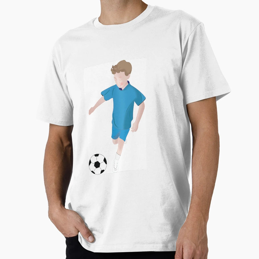 Young Football Player T-Shirt - Novelty Apparel for Adults - T-Shirt, Sweatshirt, Hoodie