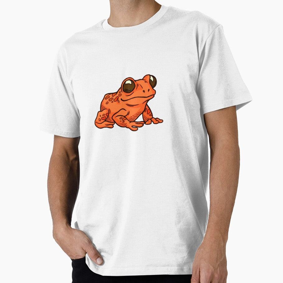 Little red frog by LaurelPaint - Adult & Kids T-Shirts, Sweatshirts & Hoodies apparel design preview 1