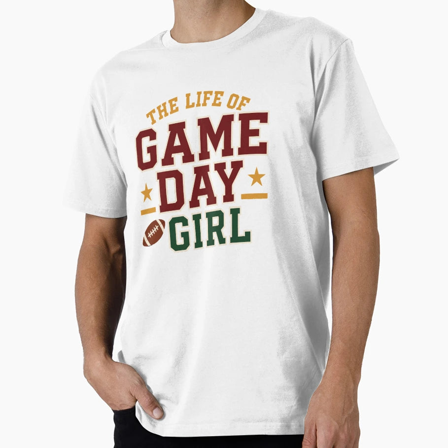 Life Game Day College Football T-Shirt - Minimalist Print for Adults - T-Shirt, Sweatshirt, Hoodie