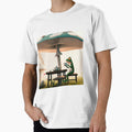 Cute Frog Relaxed in the Forest sitting on a bench - Adult & Kids T-Shirts, Sweatshirts & Hoodies apparel design preview 1