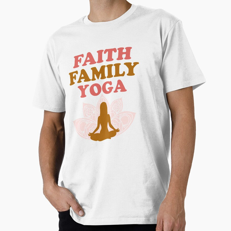 Faith, Family, Yoga by trueblue0036 - Adult & Kids T-Shirts, Sweatshirts & Hoodies apparel design preview 1