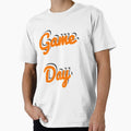 Orange And Grey Game Day T-Shirt - Graphic Print Unisex - T-Shirt, Sweatshirt, Hoodie